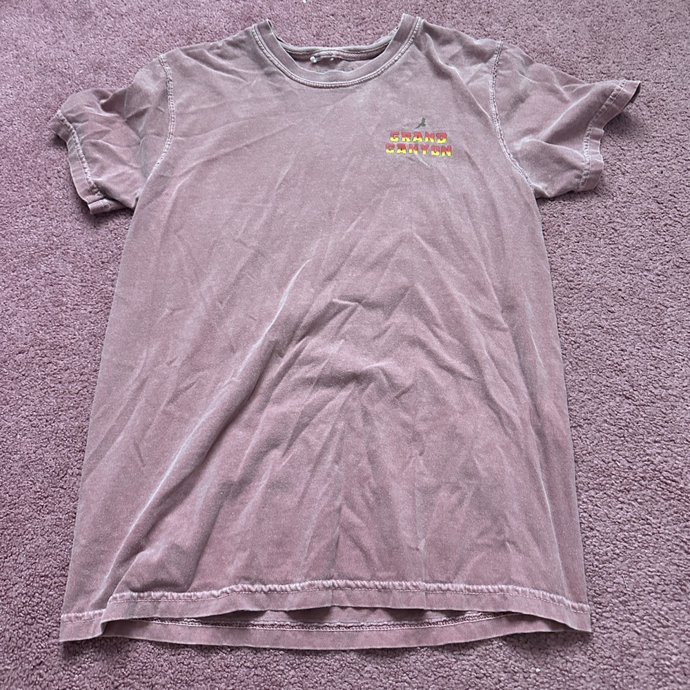 Men’s Grand Canyon t shirt dusty rose color